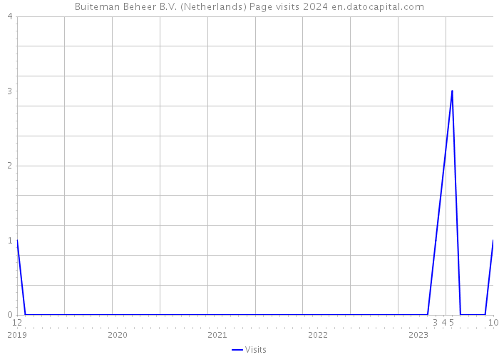 Buiteman Beheer B.V. (Netherlands) Page visits 2024 