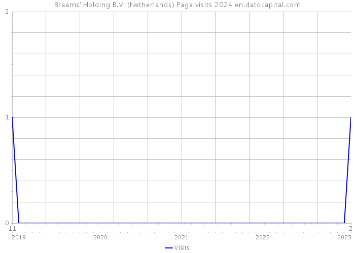 Braams' Holding B.V. (Netherlands) Page visits 2024 