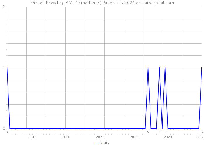 Snellen Recycling B.V. (Netherlands) Page visits 2024 