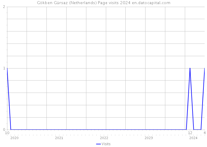 Gökben Gürsaz (Netherlands) Page visits 2024 