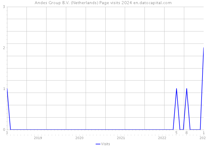 Andes Group B.V. (Netherlands) Page visits 2024 