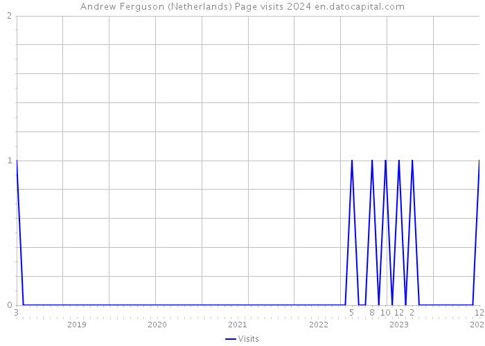 Andrew Ferguson (Netherlands) Page visits 2024 