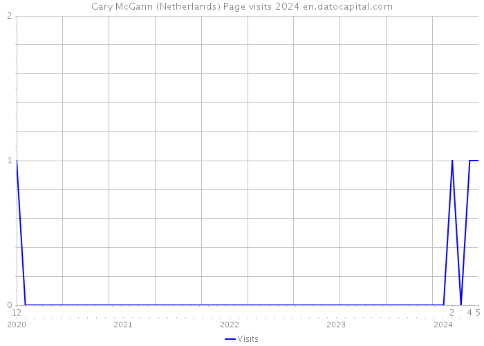 Gary McGann (Netherlands) Page visits 2024 