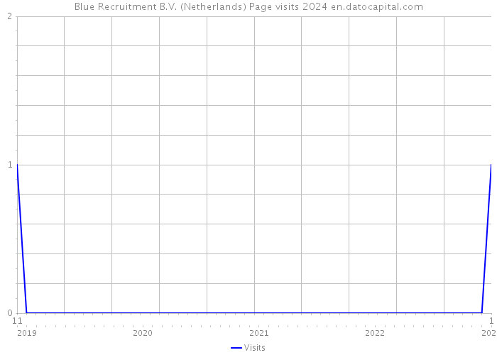 Blue Recruitment B.V. (Netherlands) Page visits 2024 