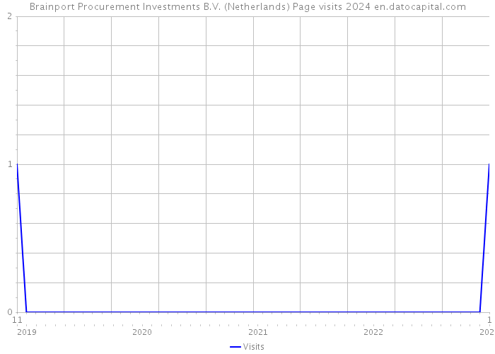 Brainport Procurement Investments B.V. (Netherlands) Page visits 2024 