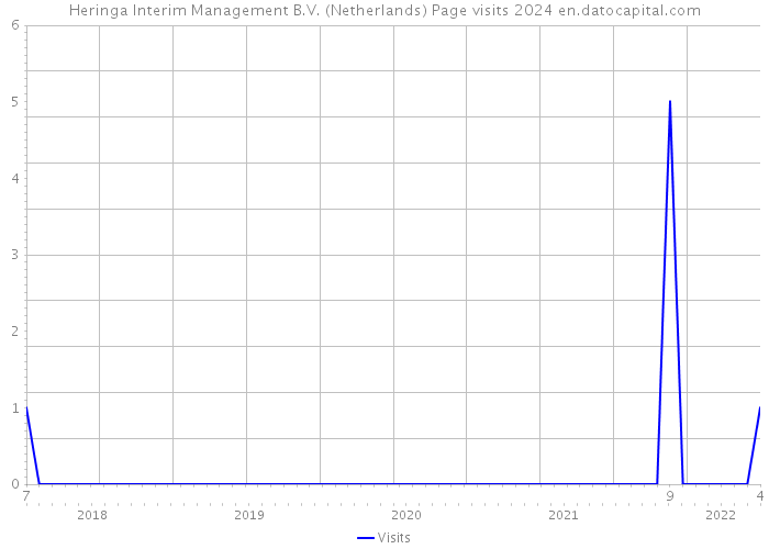 Heringa Interim Management B.V. (Netherlands) Page visits 2024 