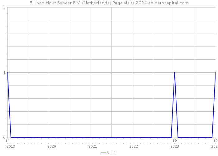 E.J. van Hout Beheer B.V. (Netherlands) Page visits 2024 