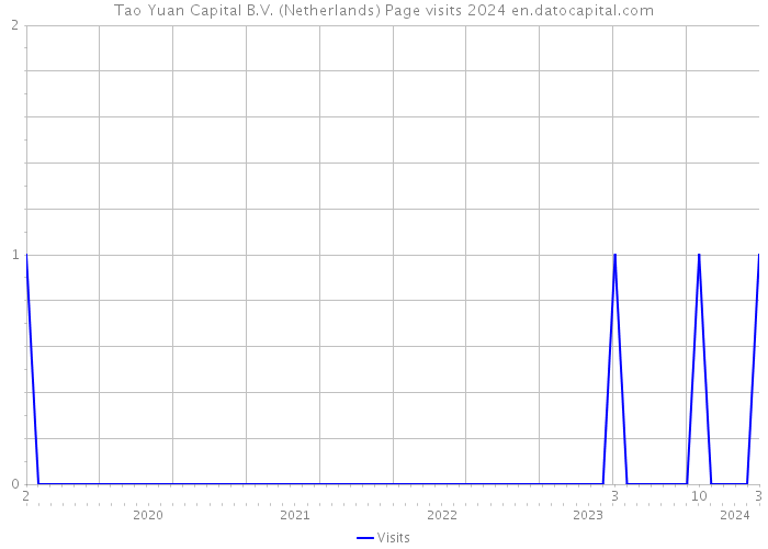 Tao Yuan Capital B.V. (Netherlands) Page visits 2024 