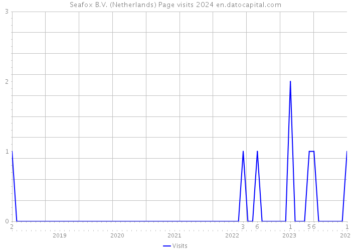 Seafox B.V. (Netherlands) Page visits 2024 