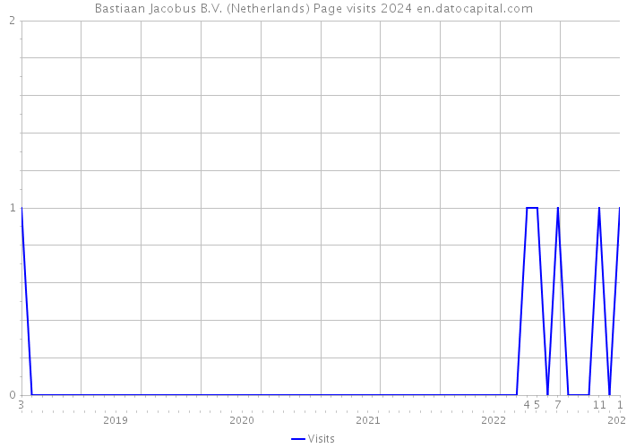 Bastiaan Jacobus B.V. (Netherlands) Page visits 2024 