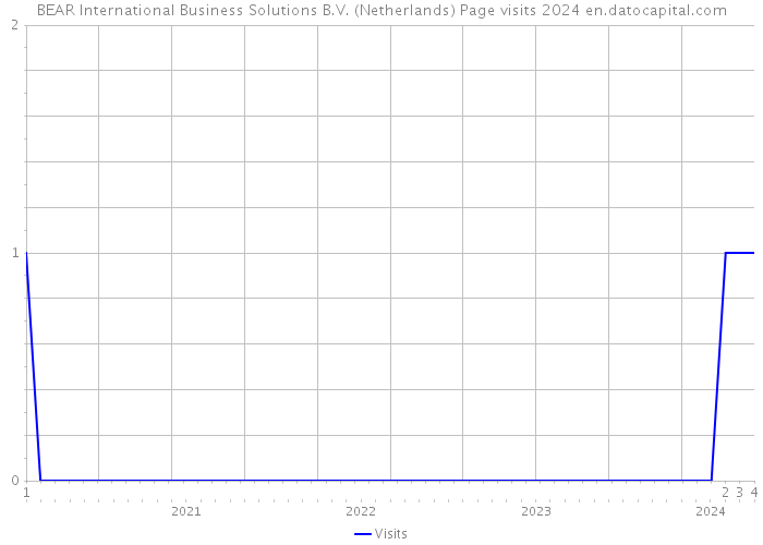 BEAR International Business Solutions B.V. (Netherlands) Page visits 2024 