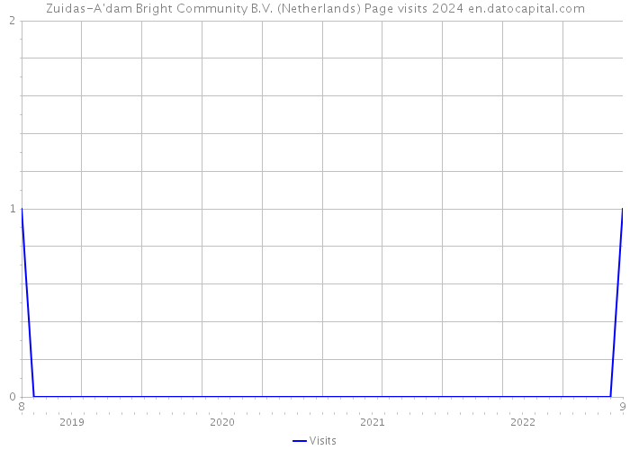 Zuidas-A'dam Bright Community B.V. (Netherlands) Page visits 2024 