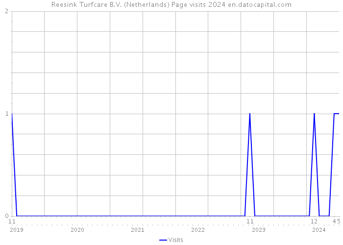 Reesink Turfcare B.V. (Netherlands) Page visits 2024 