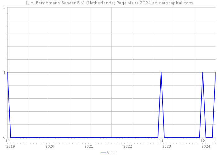 J.J.H. Berghmans Beheer B.V. (Netherlands) Page visits 2024 