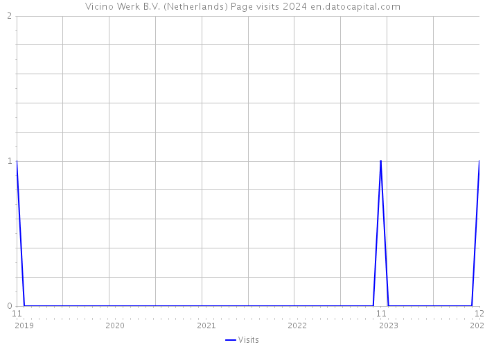 Vicino Werk B.V. (Netherlands) Page visits 2024 