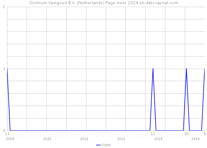 Oostrum Vastgoed B.V. (Netherlands) Page visits 2024 