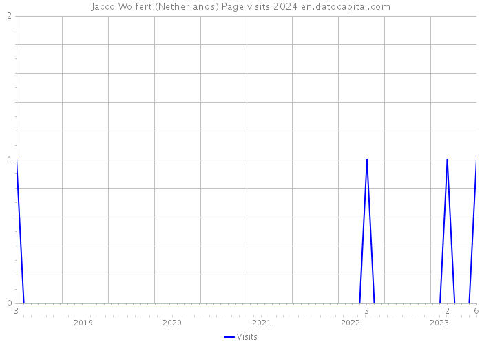 Jacco Wolfert (Netherlands) Page visits 2024 