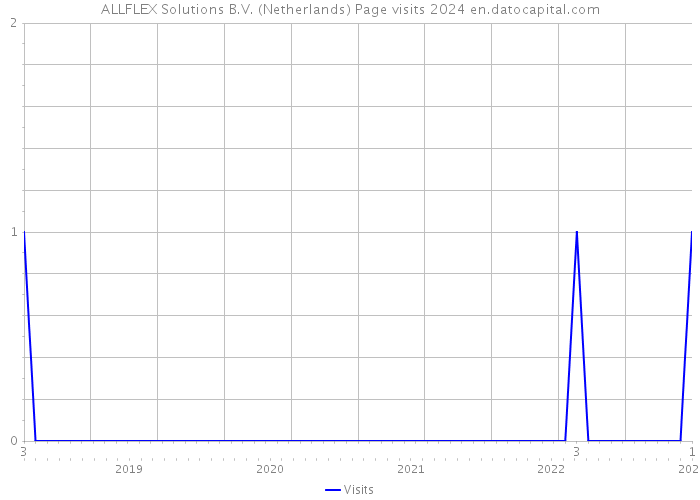ALLFLEX Solutions B.V. (Netherlands) Page visits 2024 