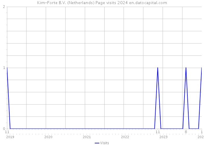 Kim-Forte B.V. (Netherlands) Page visits 2024 