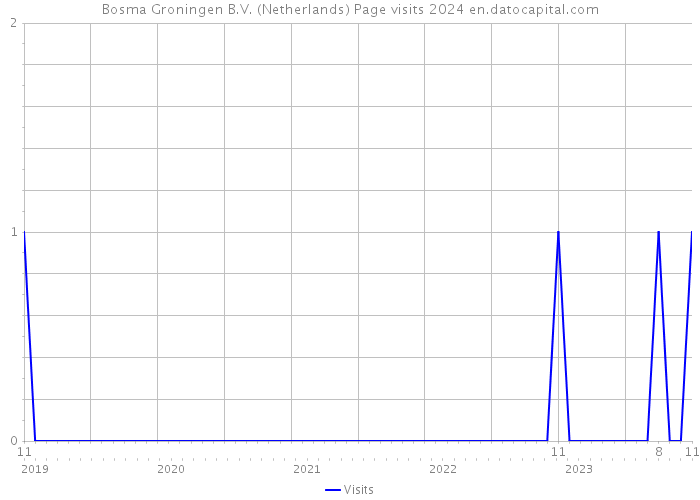 Bosma Groningen B.V. (Netherlands) Page visits 2024 