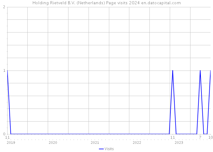 Holding Rietveld B.V. (Netherlands) Page visits 2024 