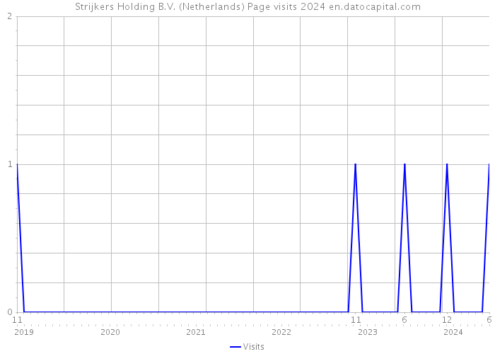 Strijkers Holding B.V. (Netherlands) Page visits 2024 