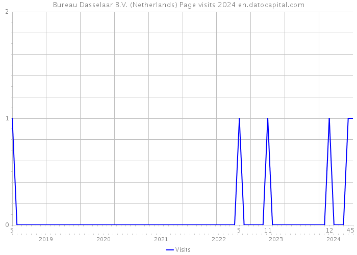 Bureau Dasselaar B.V. (Netherlands) Page visits 2024 