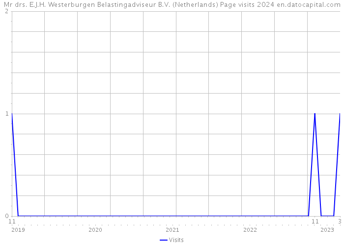 Mr drs. E.J.H. Westerburgen Belastingadviseur B.V. (Netherlands) Page visits 2024 
