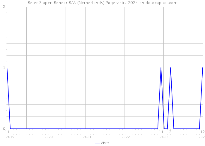 Beter Slapen Beheer B.V. (Netherlands) Page visits 2024 