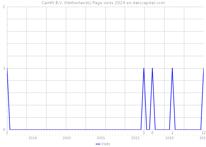 Camfil B.V. (Netherlands) Page visits 2024 