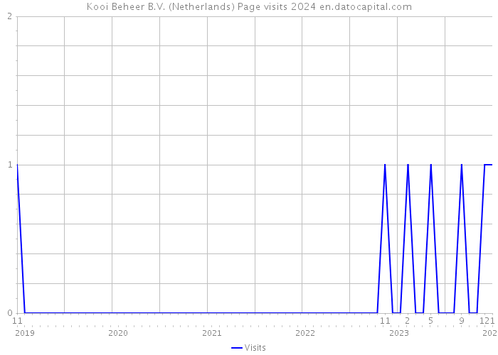 Kooi Beheer B.V. (Netherlands) Page visits 2024 