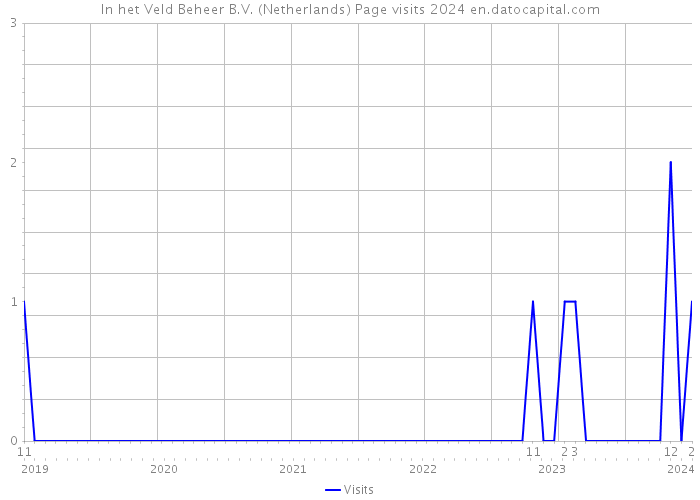 In het Veld Beheer B.V. (Netherlands) Page visits 2024 