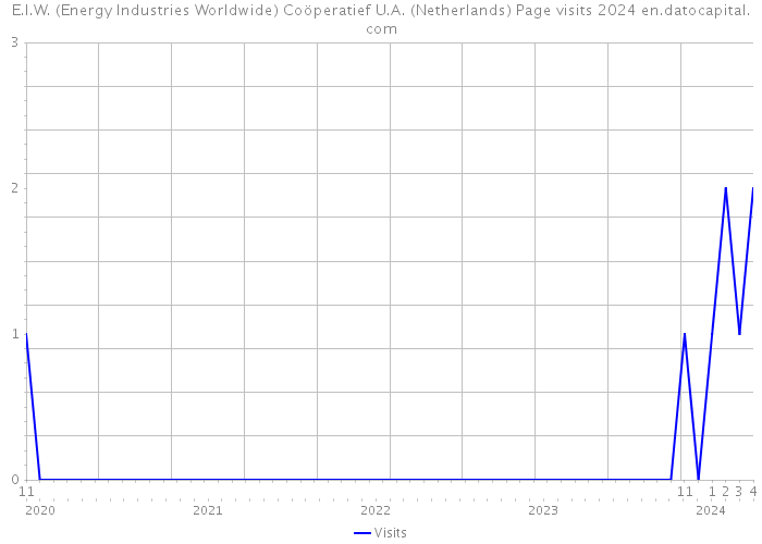 E.I.W. (Energy Industries Worldwide) Coöperatief U.A. (Netherlands) Page visits 2024 
