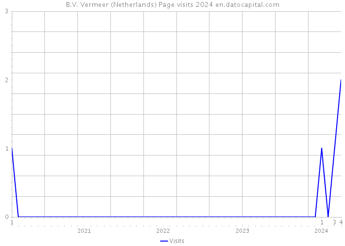 B.V. Vermeer (Netherlands) Page visits 2024 