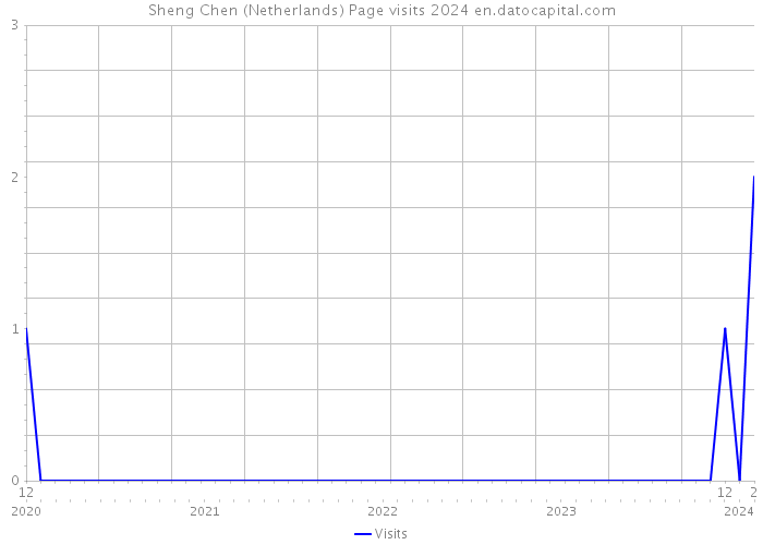 Sheng Chen (Netherlands) Page visits 2024 