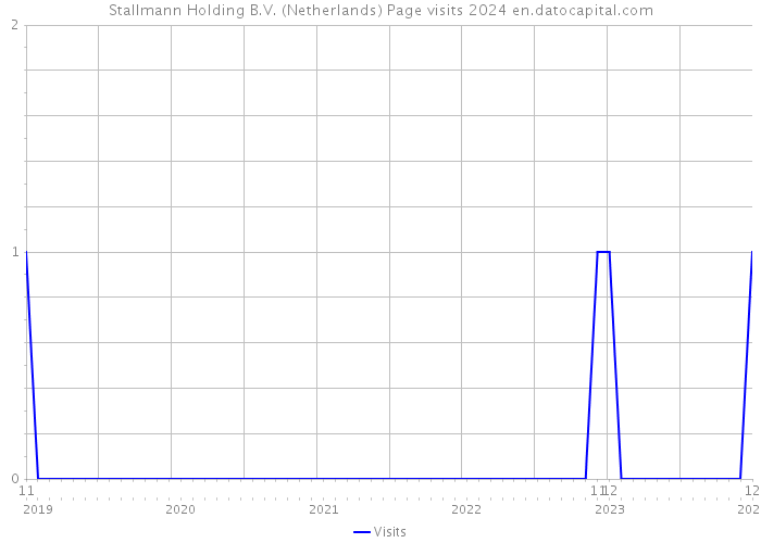 Stallmann Holding B.V. (Netherlands) Page visits 2024 