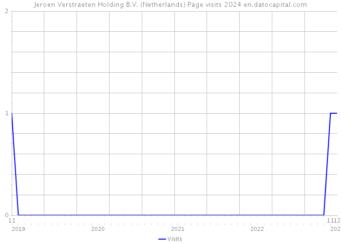 Jeroen Verstraeten Holding B.V. (Netherlands) Page visits 2024 