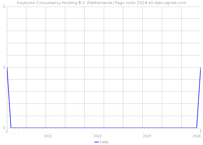 Keystone Consultancy Holding B.V. (Netherlands) Page visits 2024 