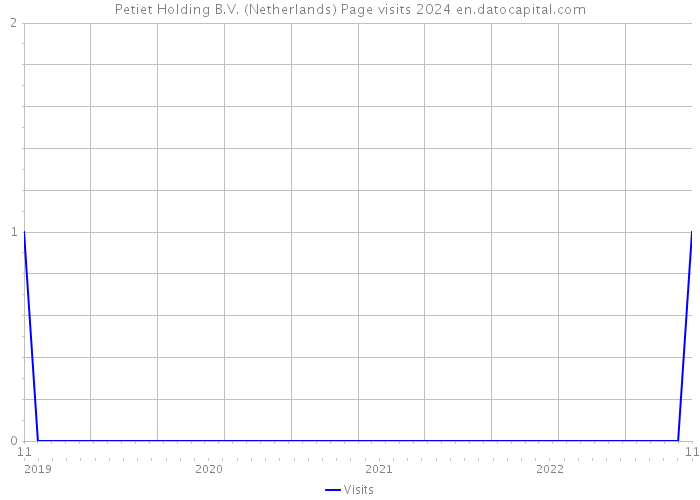 Petiet Holding B.V. (Netherlands) Page visits 2024 