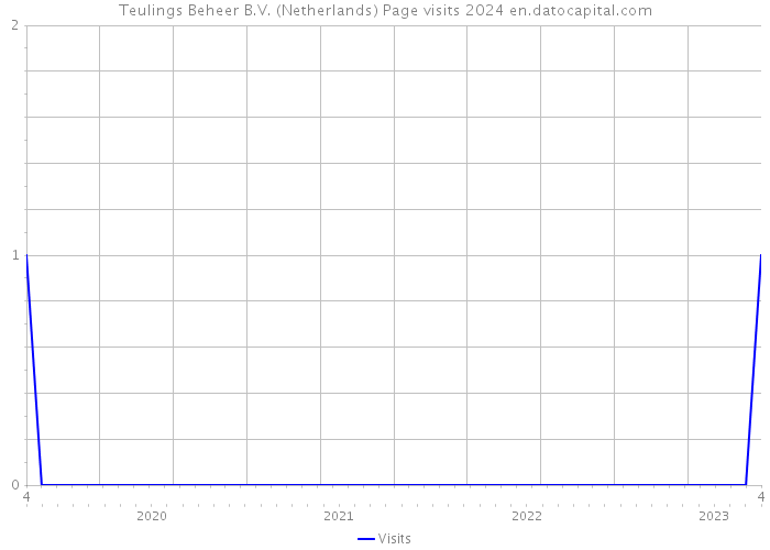 Teulings Beheer B.V. (Netherlands) Page visits 2024 