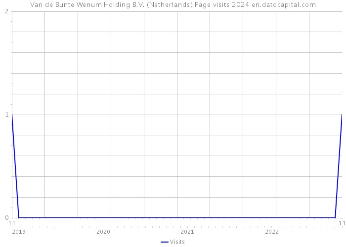 Van de Bunte Wenum Holding B.V. (Netherlands) Page visits 2024 