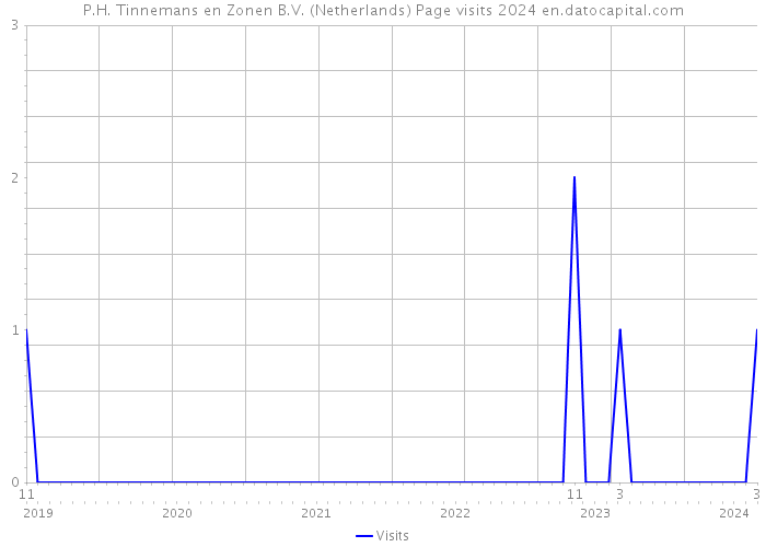 P.H. Tinnemans en Zonen B.V. (Netherlands) Page visits 2024 