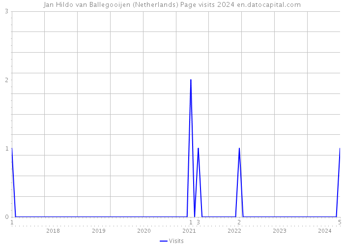Jan Hildo van Ballegooijen (Netherlands) Page visits 2024 