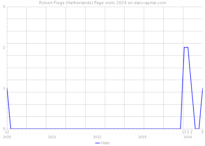 Robert Fiege (Netherlands) Page visits 2024 