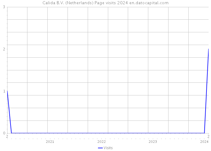 Calida B.V. (Netherlands) Page visits 2024 