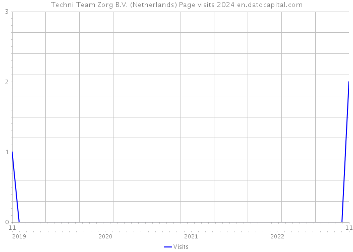 Techni Team Zorg B.V. (Netherlands) Page visits 2024 