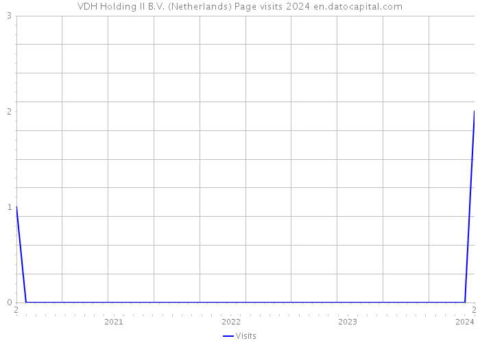 VDH Holding II B.V. (Netherlands) Page visits 2024 