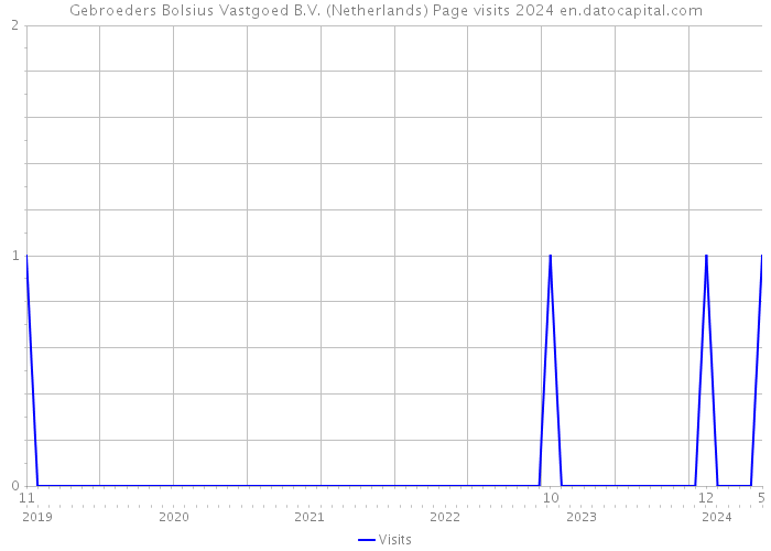 Gebroeders Bolsius Vastgoed B.V. (Netherlands) Page visits 2024 