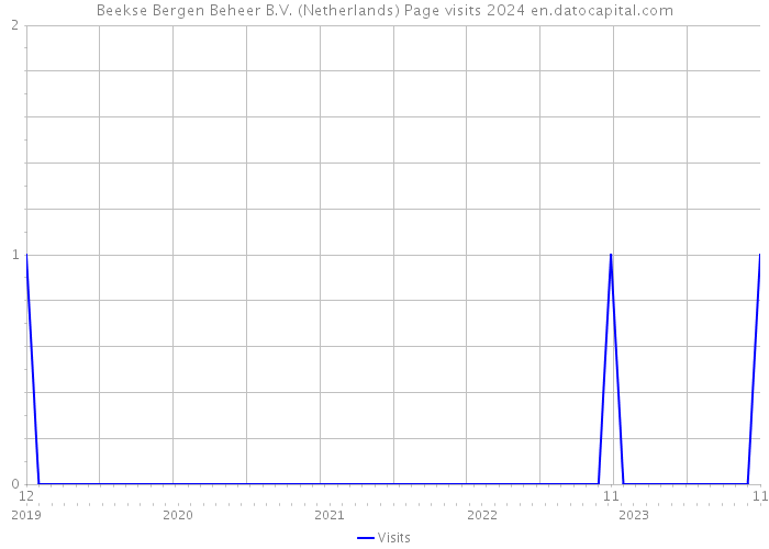 Beekse Bergen Beheer B.V. (Netherlands) Page visits 2024 