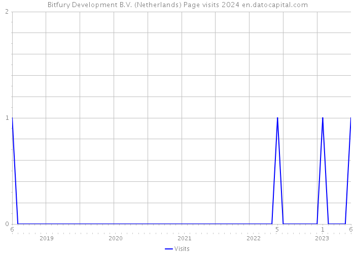 Bitfury Development B.V. (Netherlands) Page visits 2024 